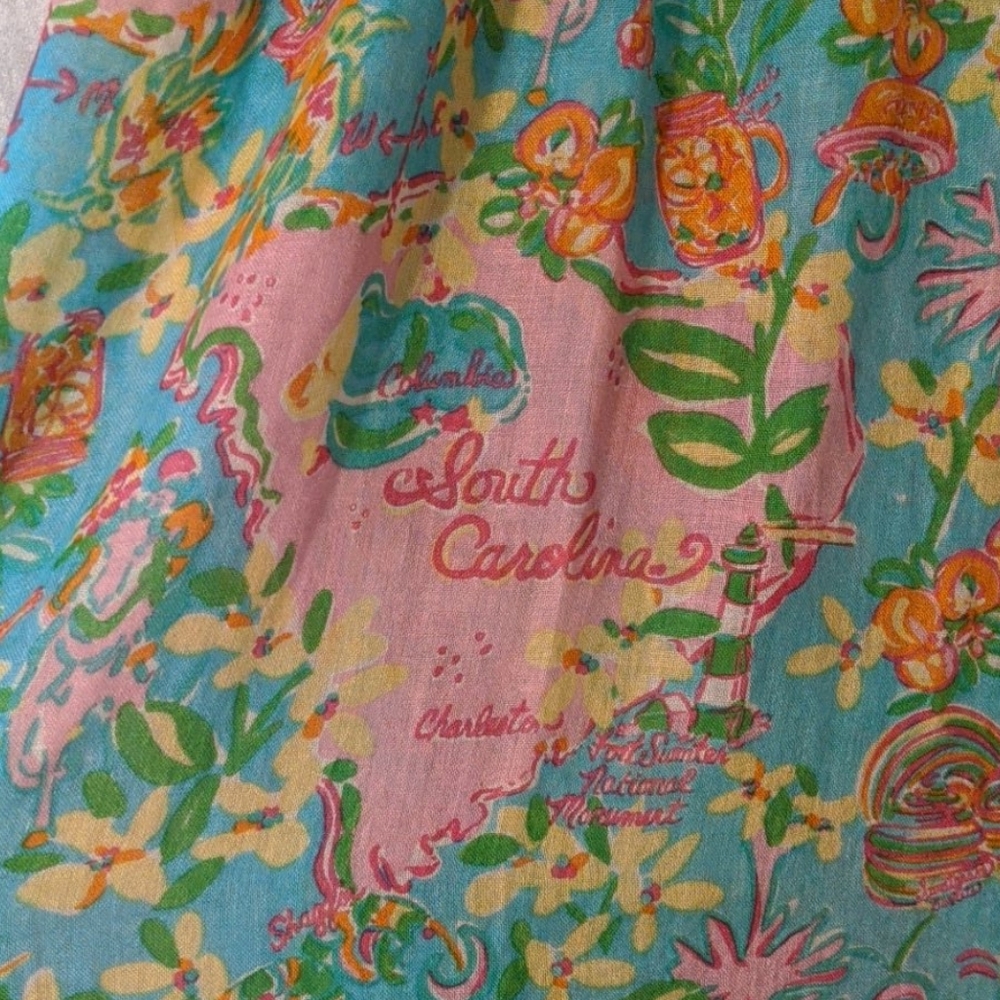 LILLY PULITZER cashmere and silk shawl